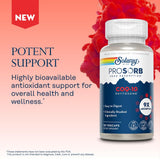 SOLARAY CoQ10 200mg supplement bottle with eco-friendly packaging