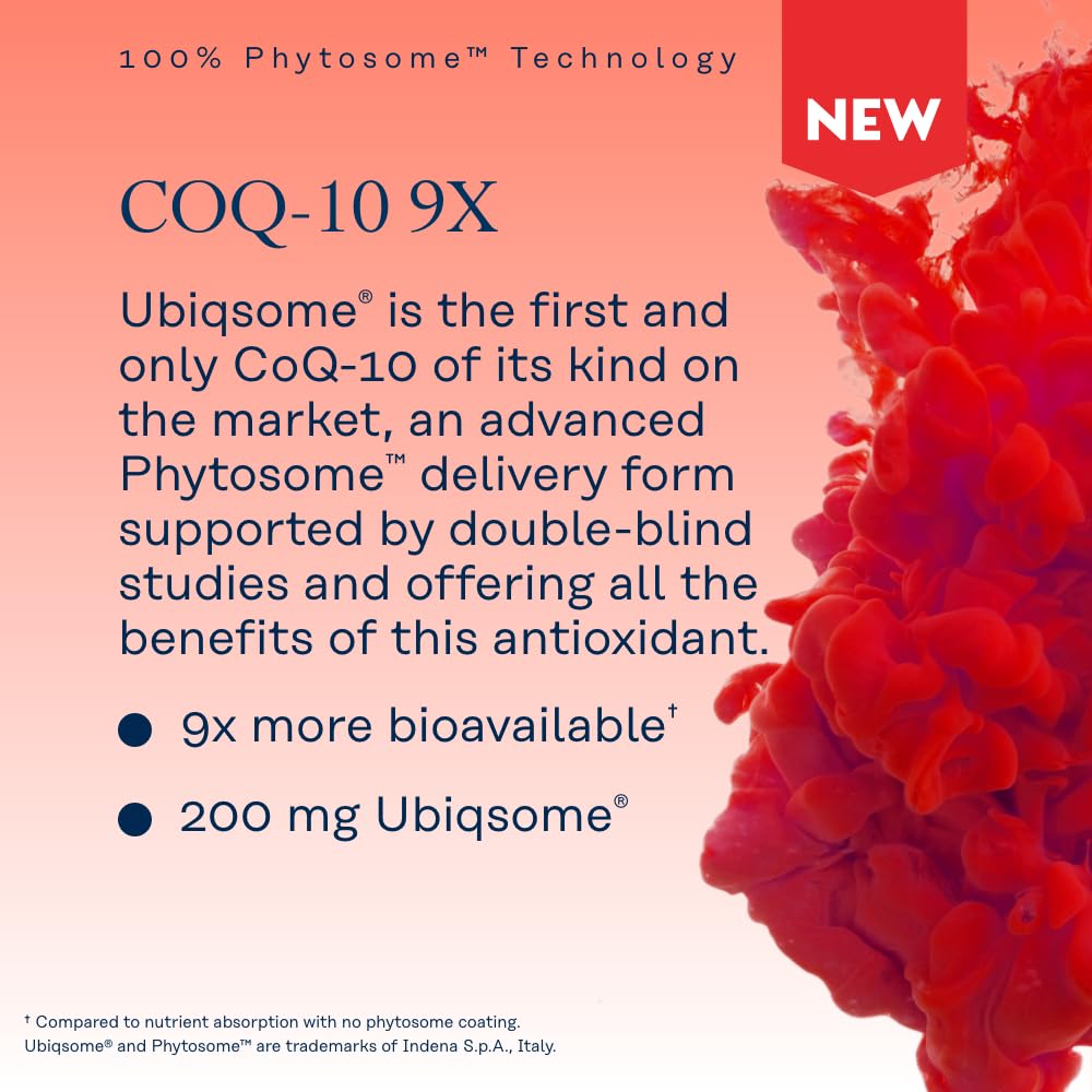 SOLARAY CoQ10 200mg supplement capsules on a white background