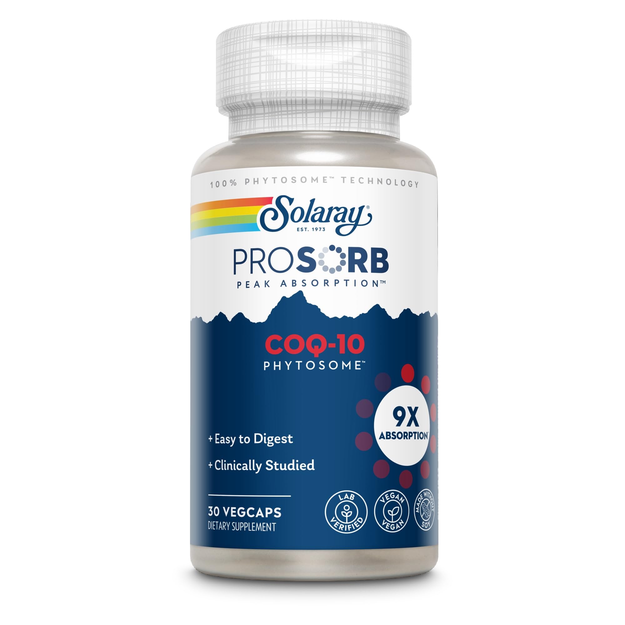 SOLARAY CoQ10 200mg supplement ingredients list