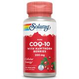 SOLARAY CoQ10 200mg with Hawthorn Berries 60 VegCaps front view