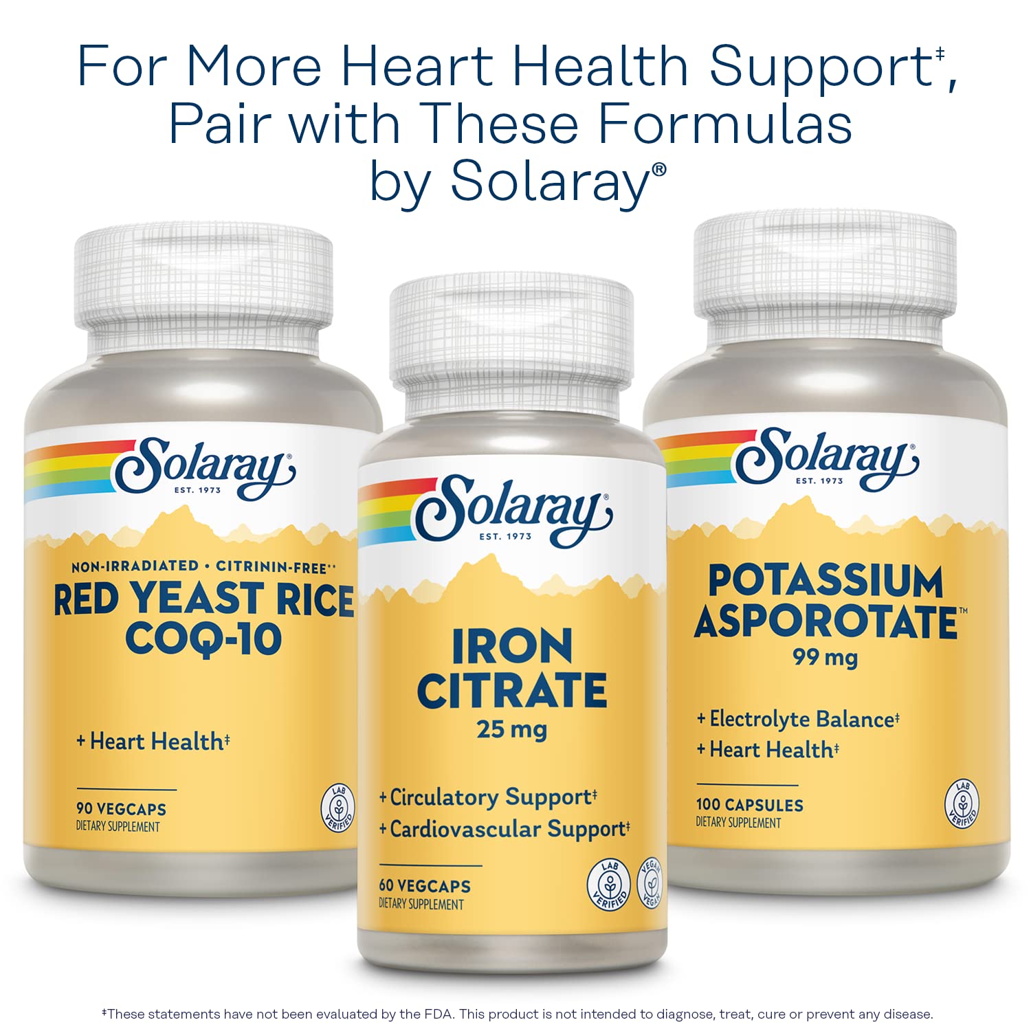 SOLARAY CoQ10 200mg with Hawthorn Berries 60 VegCaps with eco-friendly packaging