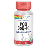 SOLARAY CoQ10 Supplement bottle front view with 60 capsules