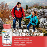 SOLARAY CoQ10 Supplement side view showing ingredients list