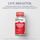 SOLARAY CoQ10 Ubiquinol Capsules packaging