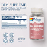 SOLARAY DIM bottle with label details