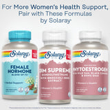 SOLARAY DIM Supplement 100mg capsules on a wooden table