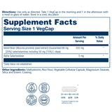 SOLARAY Dopabean Mucuna Pruriens 333mg capsule bottle side view