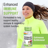 SOLARAY Echinacea & Goldenseal Herbal Supplement ingredients list