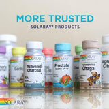 SOLARAY Echinacea & Goldenseal Herbal Supplement on a wooden table