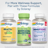 SOLARAY Echinacea & Goldenseal Herbal Supplement packaging