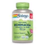 SOLARAY Echinacea with Vitamin C & Zinc 850mg capsules front view