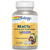 SOLARAY Elderberry Supplement 200mg Vitamin C complex front view