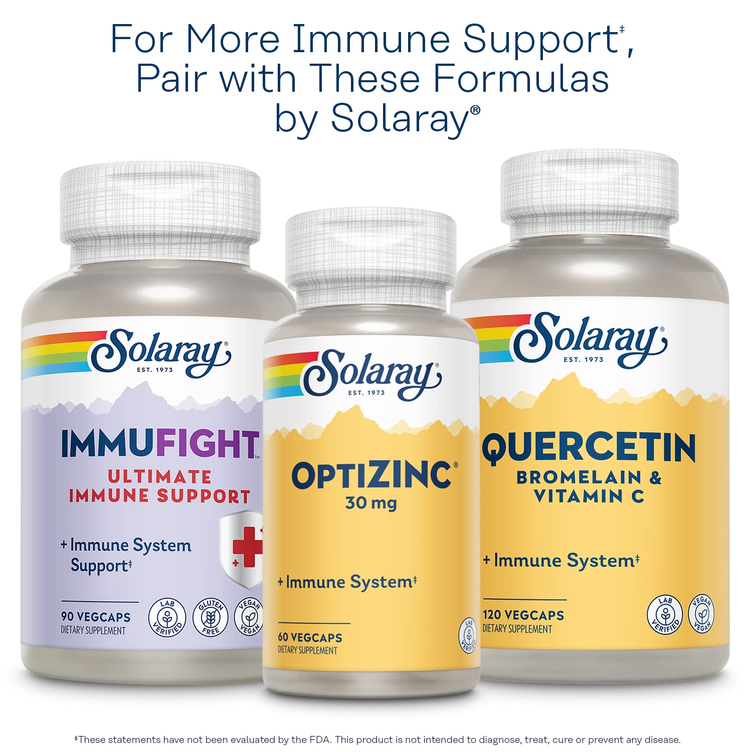 SOLARAY Elderberry Supplement product label close-up