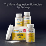 SOLARAY Extra Strength Magnesium Powder 500mg side view
