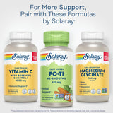 SOLARAY Fo-Ti Root capsules in a natural setting