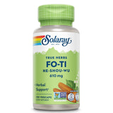 SOLARAY Fo-Ti Root Vegetarian Capsules 610mg front view