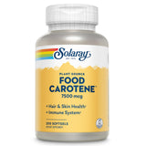 SOLARAY Food Carotene softgel bottle front view
