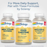 SOLARAY Food Carotene softgel bottle with natural ingredients