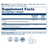 SOLARAY Food Carotene softgel close-up