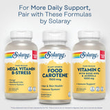 SOLARAY Food Carotene softgels with fresh vegetables