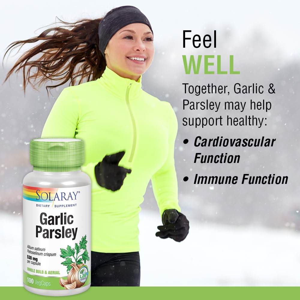 SOLARAY Garlic & Parsley ingredients list
