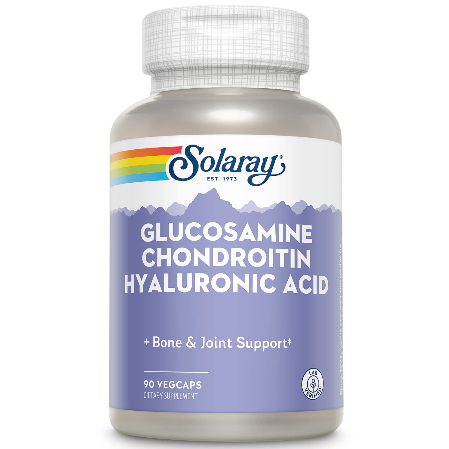 SOLARAY Glucosamine Chondroitin Joint Supplement bottle front view