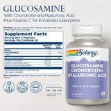 SOLARAY Glucosamine Chondroitin Joint Supplement capsules close-up