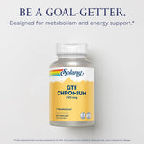 SOLARAY GTF Chromium 200mcg Supplement bottle with label