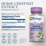 SOLARAY Horse Chestnut Capsules 400mg bottle side view
