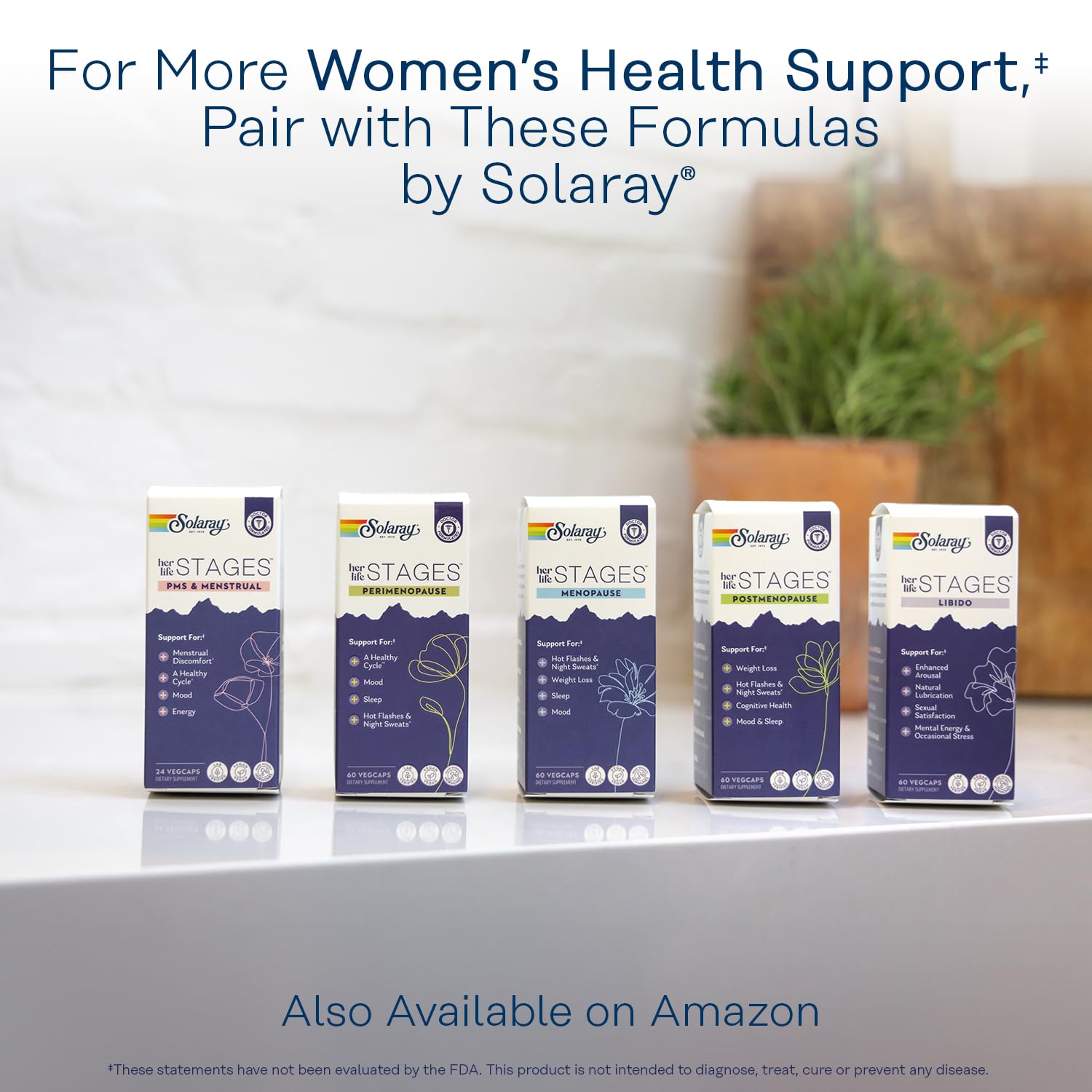 SOLARAY Indole-3 Carbinol Capsules 200mg eco-friendly bottle