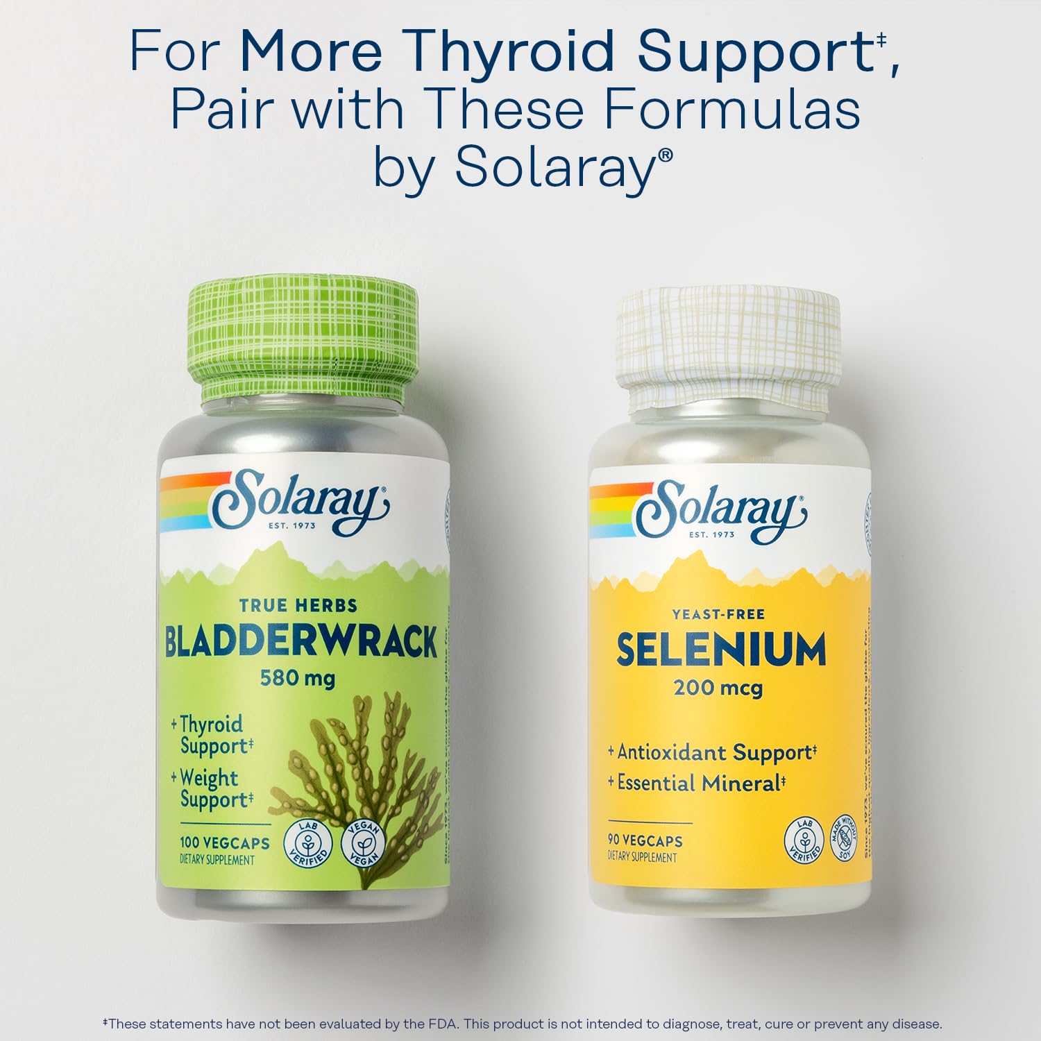 SOLARAY Iodine Supplement 145g with measuring spoon and glass of water