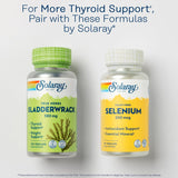 SOLARAY Iodine Supplement 145g with measuring spoon and glass of water