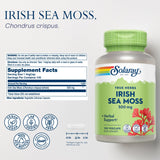 SOLARAY Irish Sea Moss Capsules side view showing capsule details