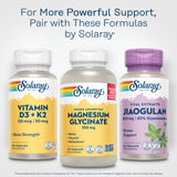 SOLARAY Jiaogulan Capsules 369mg Gypenosides with measuring spoon