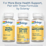 SOLARAY K2 D3 Vitamin Supplement packaging details