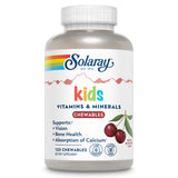 SOLARAY Kids Chewable Multivitamin front view with packaging