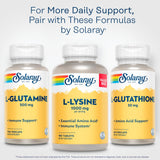 SOLARAY L-Glutathione 50mg capsules with organic rice extract