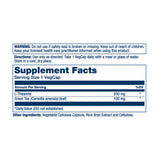 SOLARAY L-Theanine 200mg Green Tea Supplement side view