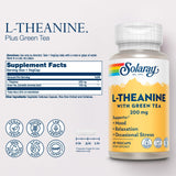 SOLARAY L-Theanine Supplement 200mg VegCap side view