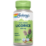 SOLARAY Licorice Root Capsules 450mg front view