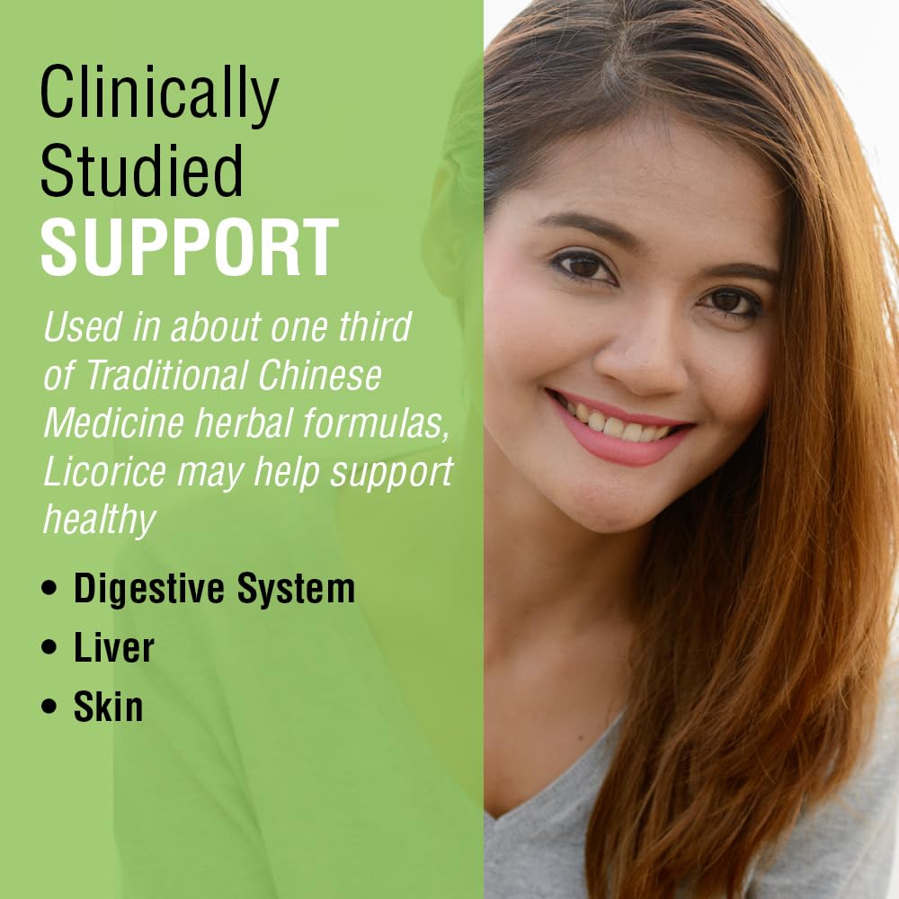 SOLARAY Licorice Root Capsules 450mg label details
