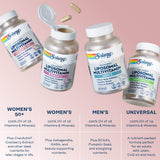 SOLARAY Liposomal Multivitamin for Women 50+, eco-friendly packaging