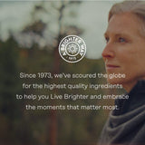 SOLARAY Liposomal Multivitamin for Women 50+, lifestyle shot with a woman