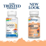 SOLARAY Lutein Eye Support Supplement 50g side view