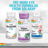 SOLARAY Lutein Supplement bottle back view with nutritional information