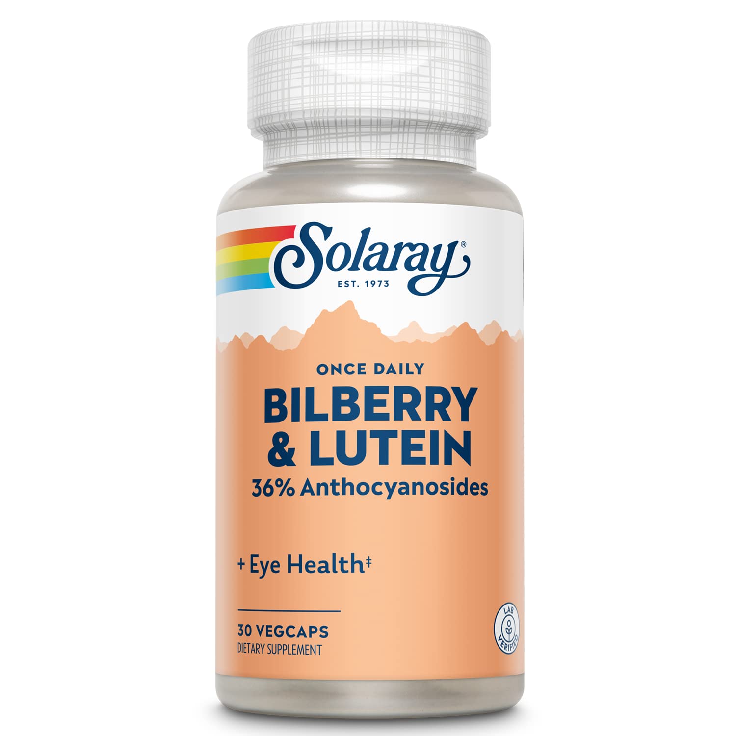 SOLARAY Lutein Supplement bottle front view