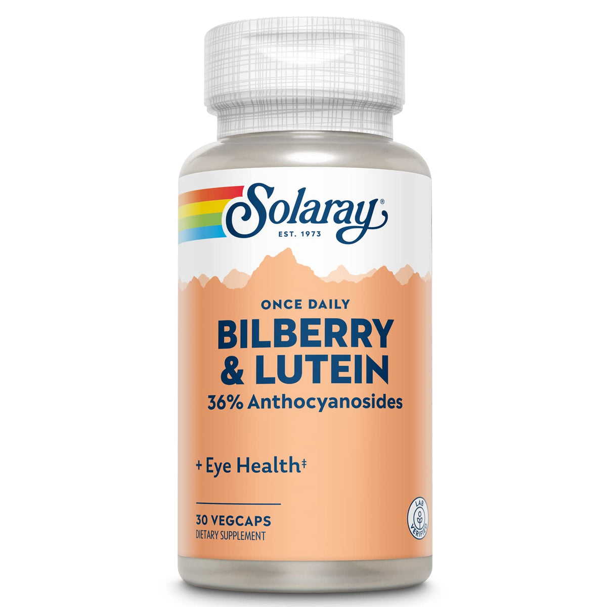 SOLARAY Lutein Supplement bottle front view