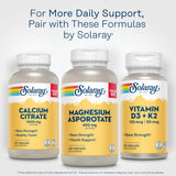 SOLARAY Magnesium Asporotate Complex 300mg capsules on a wooden surface