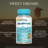SOLARAY Melatonin 3mg Supplement side view with label
