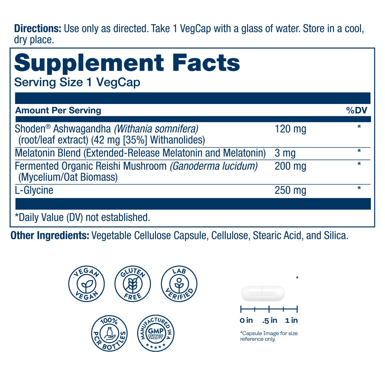 SOLARAY Melatonin capsules in a close-up view
